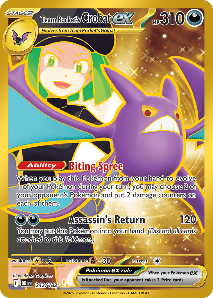 Team Rocket's Crobat ex