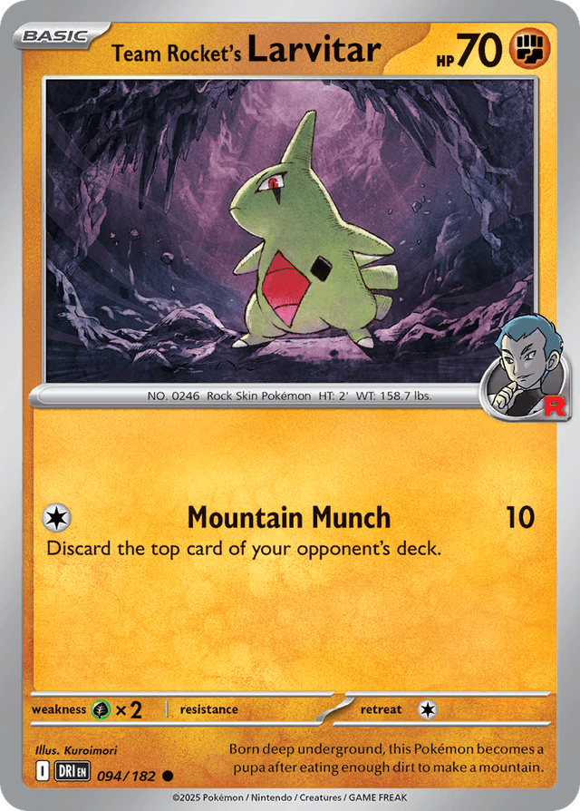 Team Rocket's Larvitar